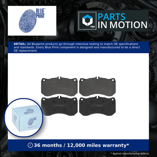 Brake pads set fits audi - pads,