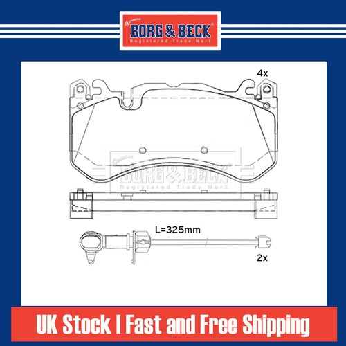 Brake pads set for audi - pads, c7