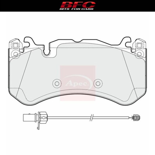 Front brake pads apec for - brake,