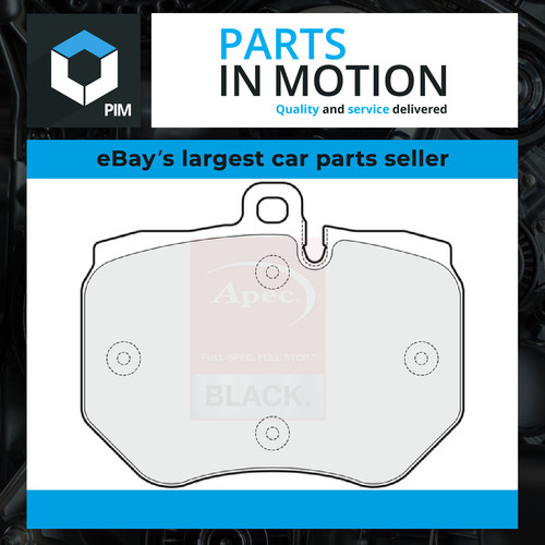 Brake pads set - pads, fits