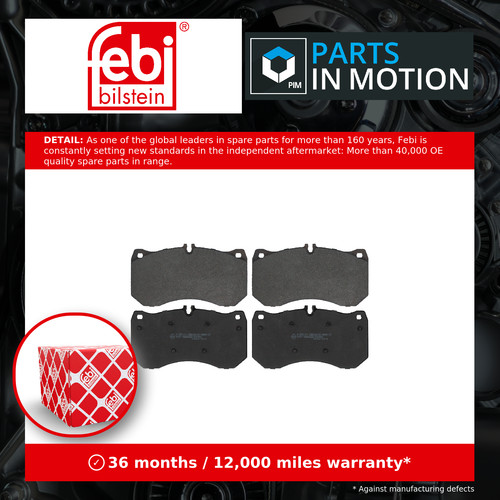 Brake pads set fits - pads, audi