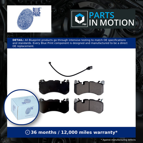 Brake pads set fits audi - pads,