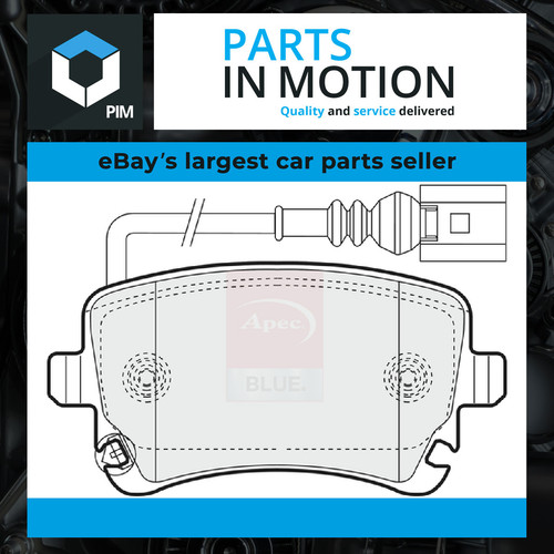 Brake pads set fits audi - brake,