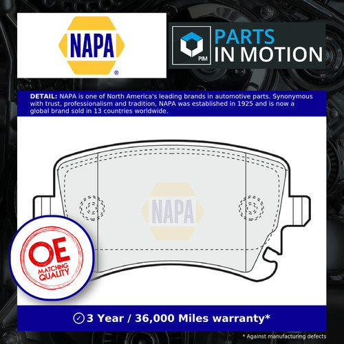 Brake pads set fits - fits, rs6