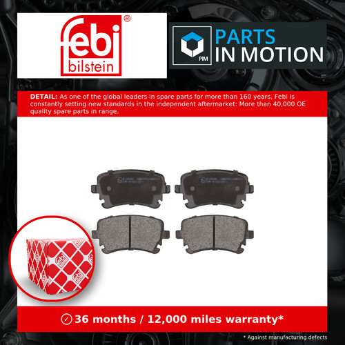 Brake pads set - set, fits