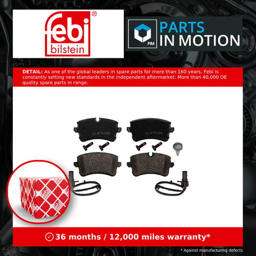 Brake pads set fits - brake, a6