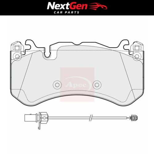 Front brake pads apec for - pads, audi