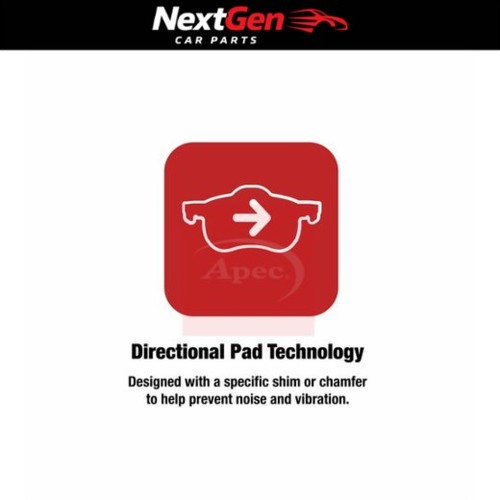 Front brake pads apec - brake, audi